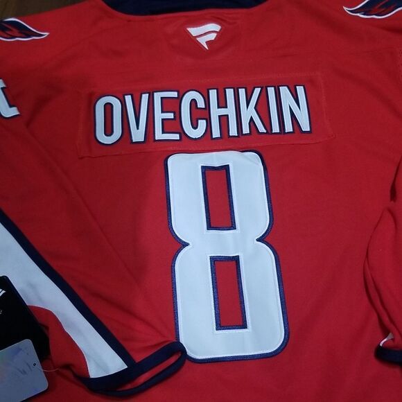 Washington Caps NHL Ice Hockey Jersey Sewn Stitched Size XL ( 54) Brand… - Picture 6 of 7